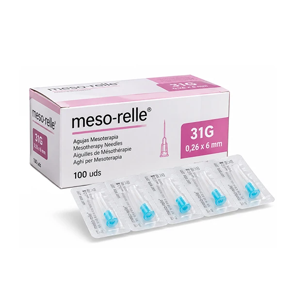 Aguja 31G – Meso-relle (0,26 x 6 mm) Aguja 31G – Meso-relle (0,26 x 6 mm)