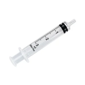 Jeringa de Reconstitución de 3ml - Braun Omnifix (Luer Céntrico – sin aguja)